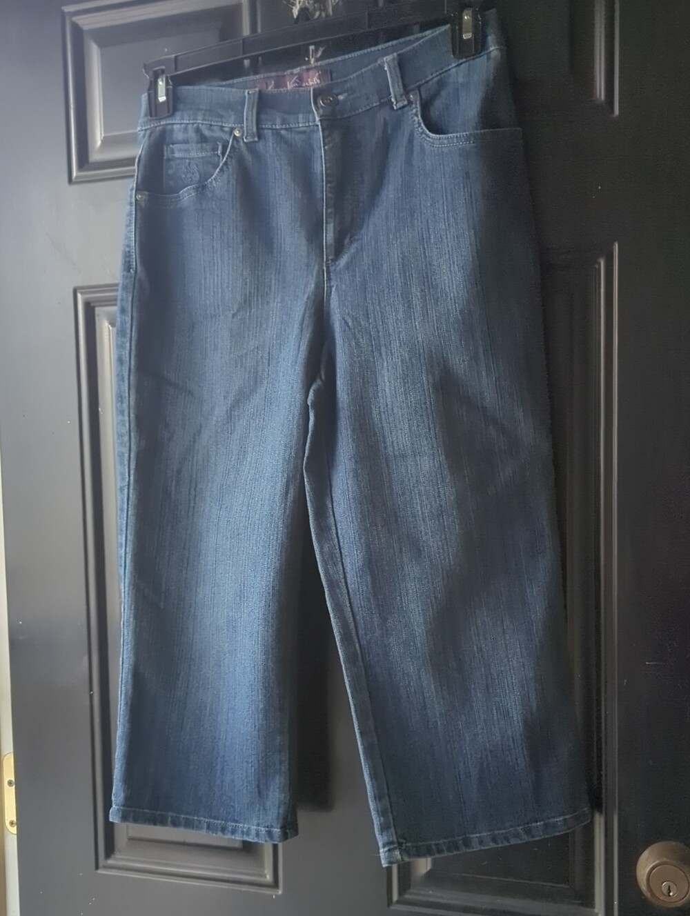 Gloria Vanderbilt Amanda Capri's Denim Jeans Size 6 EUC